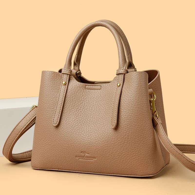 Fashion Handbags For Women Classic Leather Hand Shoulder Bags Designer Large Tote Ladies Crossbody Bag Female Sac