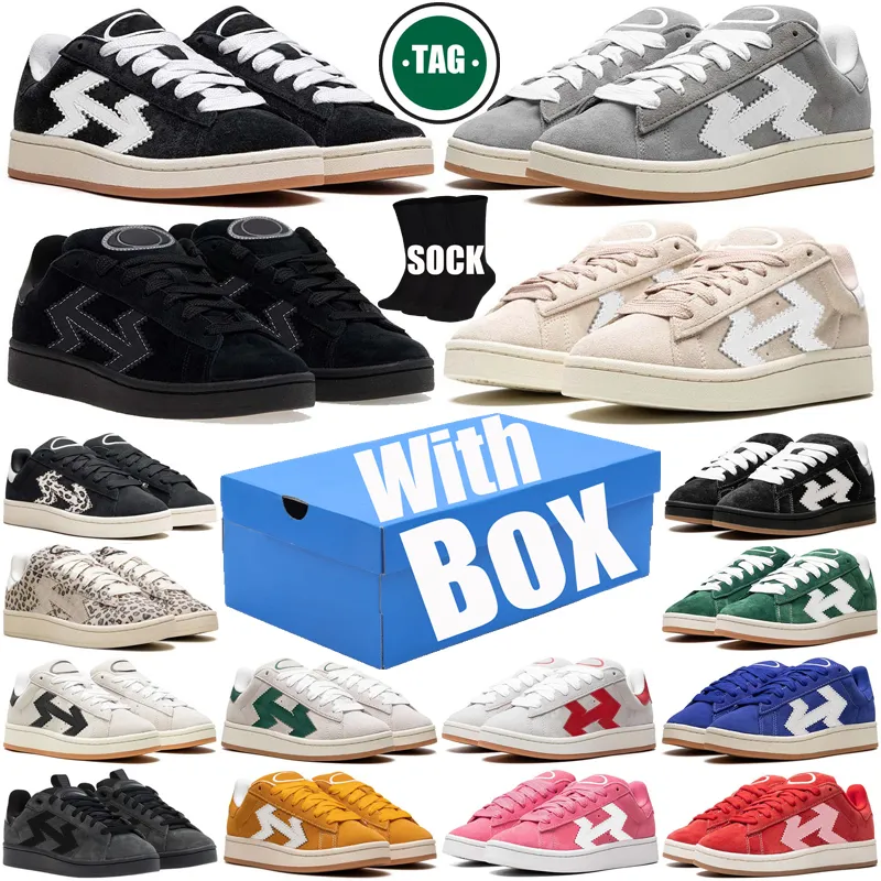 Free Shipping With Box Designer sneakers shoes campus 00s for mens womens black white men trainers scarpe Plate-forme casual luxury