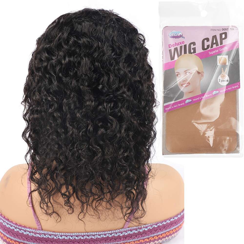 14, 16 Inch 180% Density Water Wave Front 13X4 Transparent Wet And Wavy Lace Frontal Wigs Human Pre Plucked Natural Hairline With Baby Hair