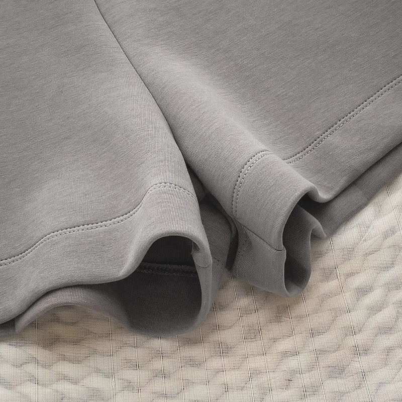 Womens casual cotton high waisted shorts simple basic ultrathin running sports solid stretch comfortable knitted yoga 250401