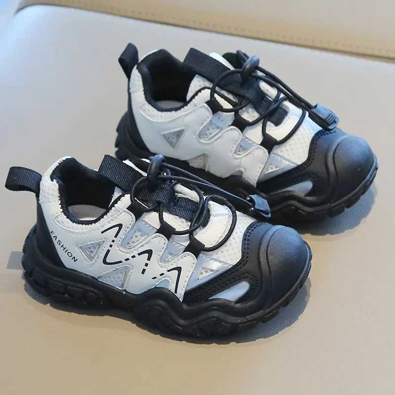 Kids Sneakers Boys Girls Outdoor Running Footwear Non-slip Rotary Buckle Children Casual Sports Shoe Hiking Mountaineering ShoesT251105