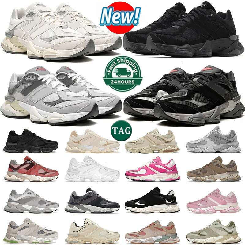 Designer Running Shoes for Men Women Sneakers P9060 P 9060 Triple Black White Khaki Wolf Grey Metallic Sier Racer Blue Womens Outdoor Sport Trainers 36-45