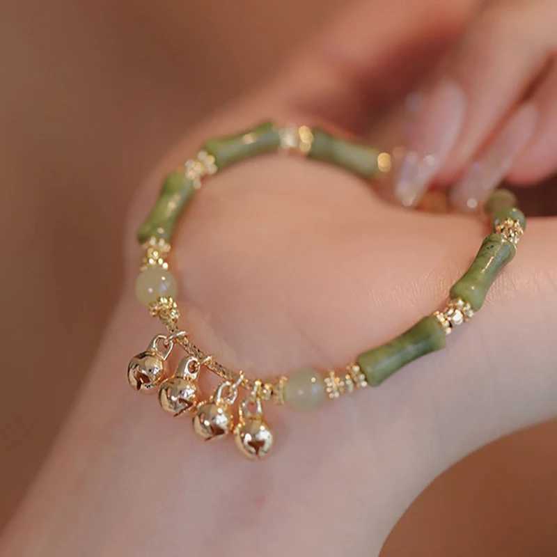 Fashion Retro Bamboo Joint For Women Exquisite Chinese Style Bell Pendant Jewelry Accessories Birthday Gifts C251105