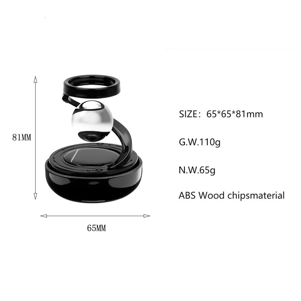 Solar Car Air Freshener Interstellar Levitation Rotating Auto Flavoring Car Perfume Deodorant Diffuser Interiors Accessories 251104