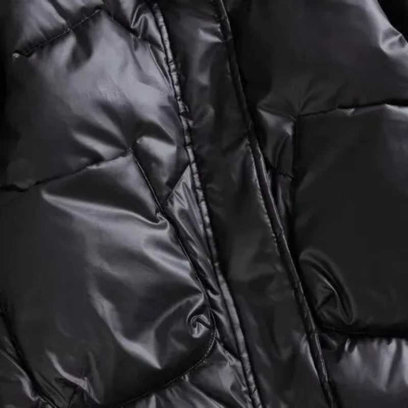 Winter Warm Coat Womens Fashion New Solid Color Hood Filled Down Cotton Coat Womens Clothing Winter Jacket Women Winter CoatT251105