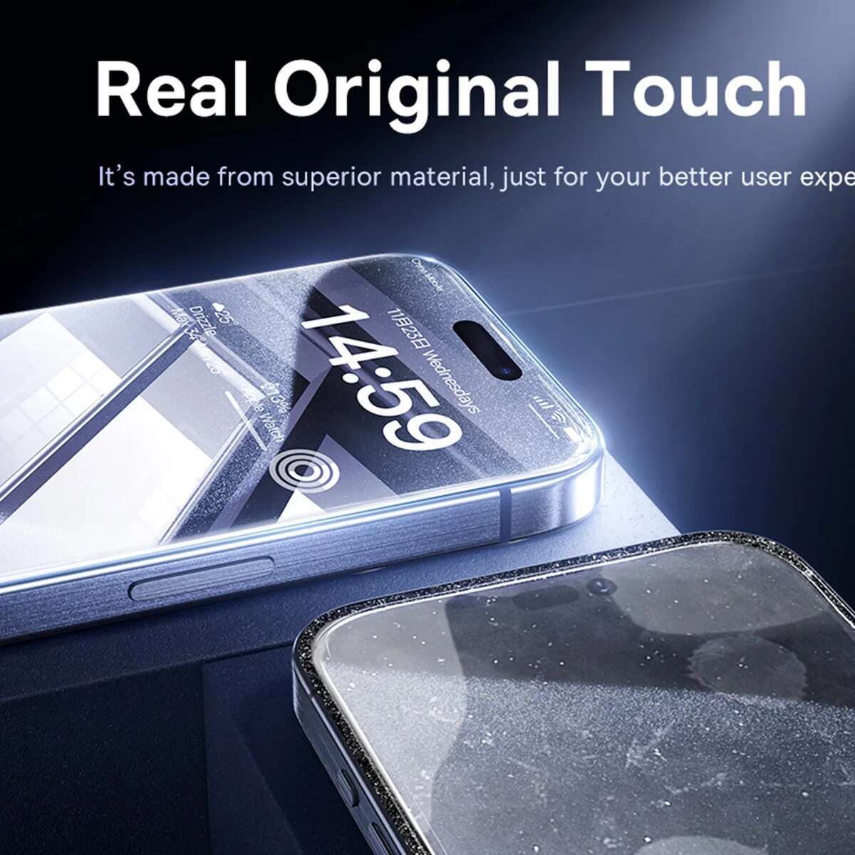Baseus Tempered Glass 16 Plus Screen Protector for iPhone 15 14 13 12 11 Pro Max Clear Edge Anti-Peeping Film