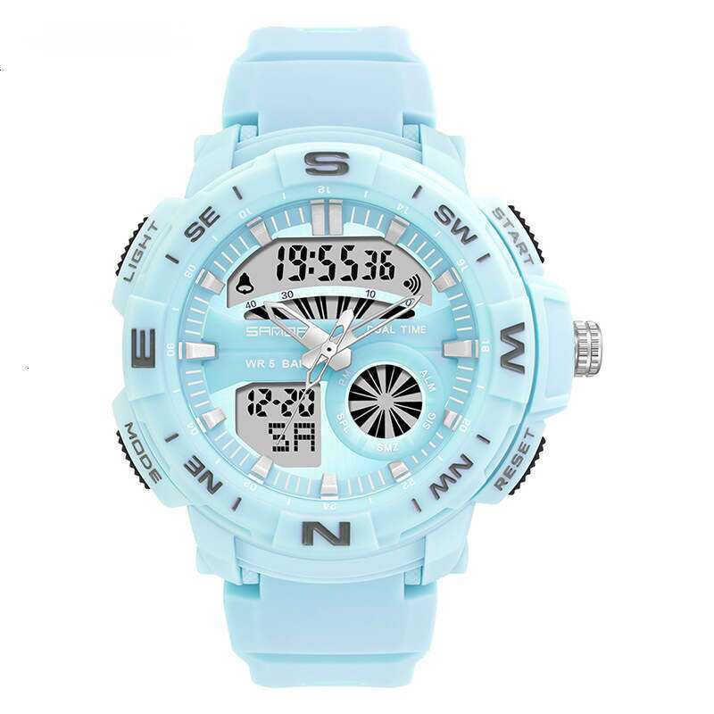 DHwatches Sanda Waterproof Sports Outdoor for Men and Women, Student Multi-Function Large Dial Wristwatch, Personalized Luminous Electronic Watch