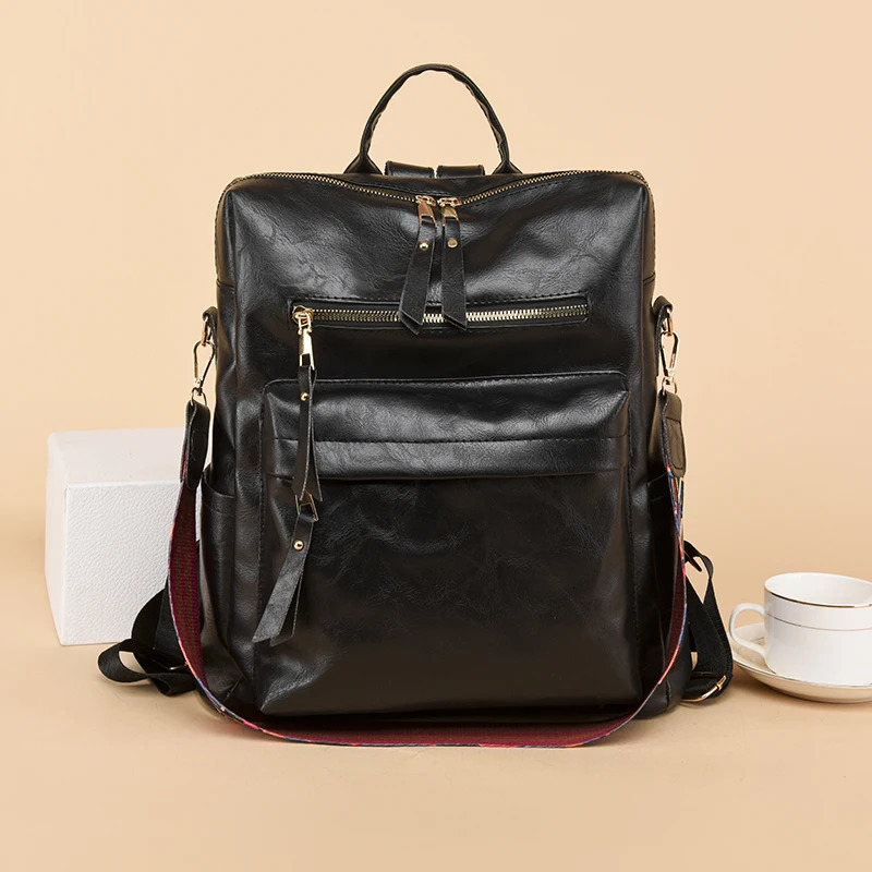 Women Backpack High Quality Leather Backpack Multifunction Shoulder Bags School Bags for Teenager Bagpack Mochila 251104