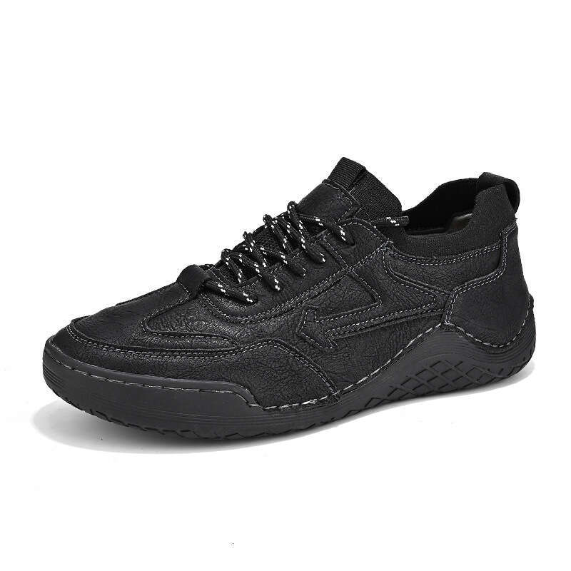 Low top casual shoes in all seasons, large fashionable men's shoes, outdoor sports, hiking, single shoe, leather shoe size