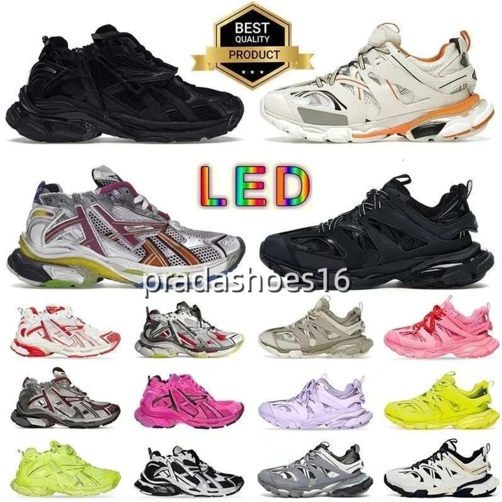 designer shoes New Brand Sneakers Track Runners 7.0 7.5 3.0 Designer Platform All Black white Multicolor Pink Blue Grey Ancien Daddy men women trainers Tennis Shoes