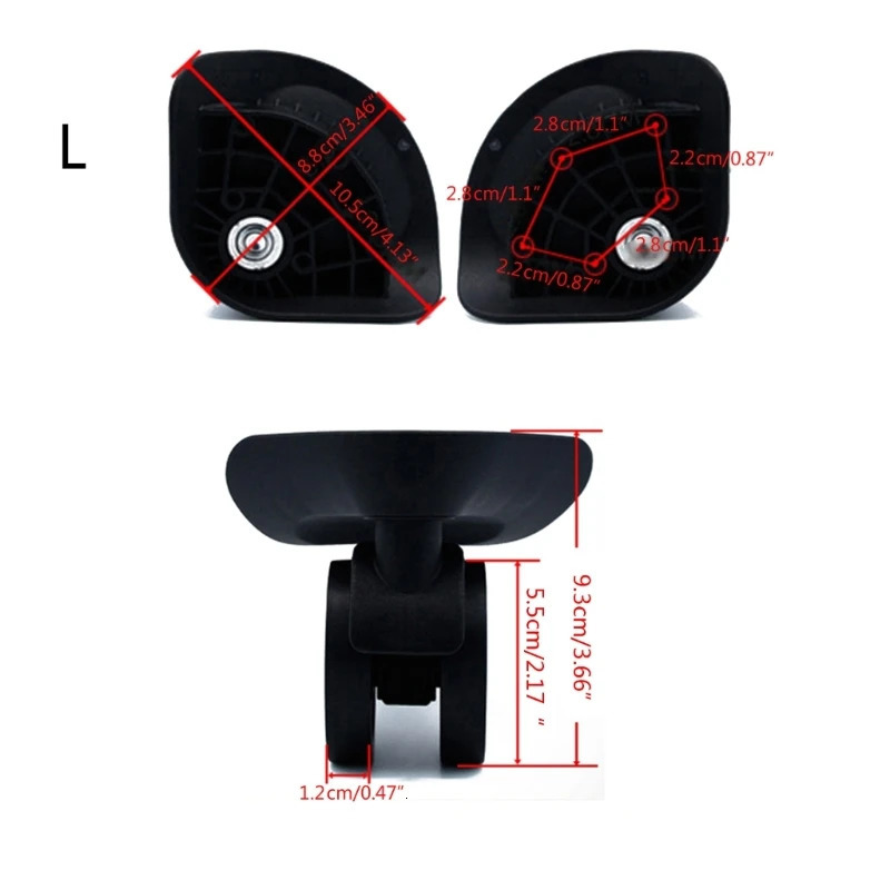 Luggage A57 Trolley Case Luggage Wheel Replacement Part for Most Suitcase 251031