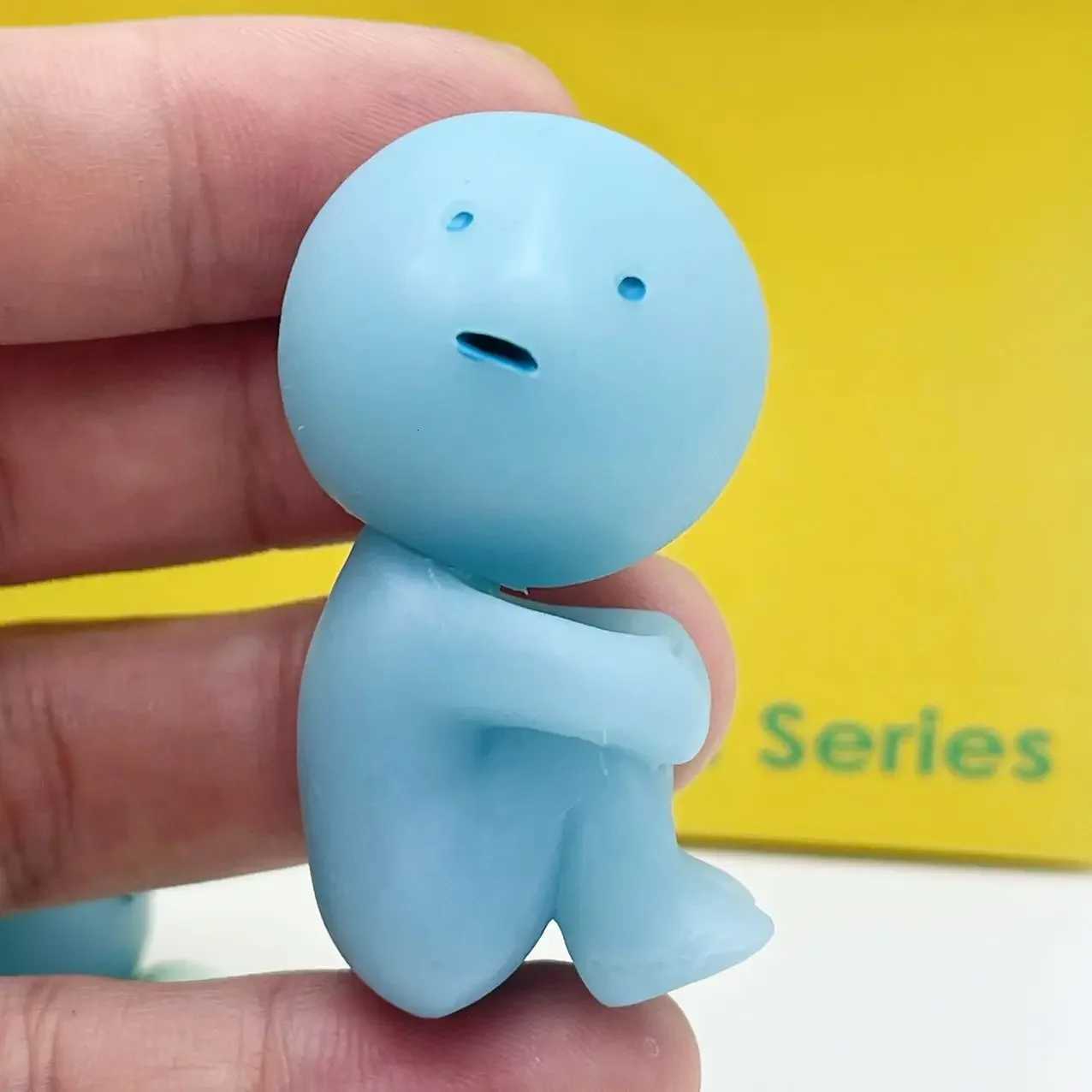 Toilet Series Smiski Blind Box Noctilucent Blue Doll Mystery Box Action Figures Doll Fans Children Surprise Birthday Gift Toy K251105