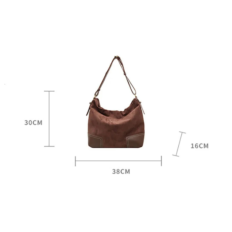 Korean version Large Capacity Bucket Bag Casual Tote Bag WomenS Commuting Shoulder Bag Retro Handbag 251104