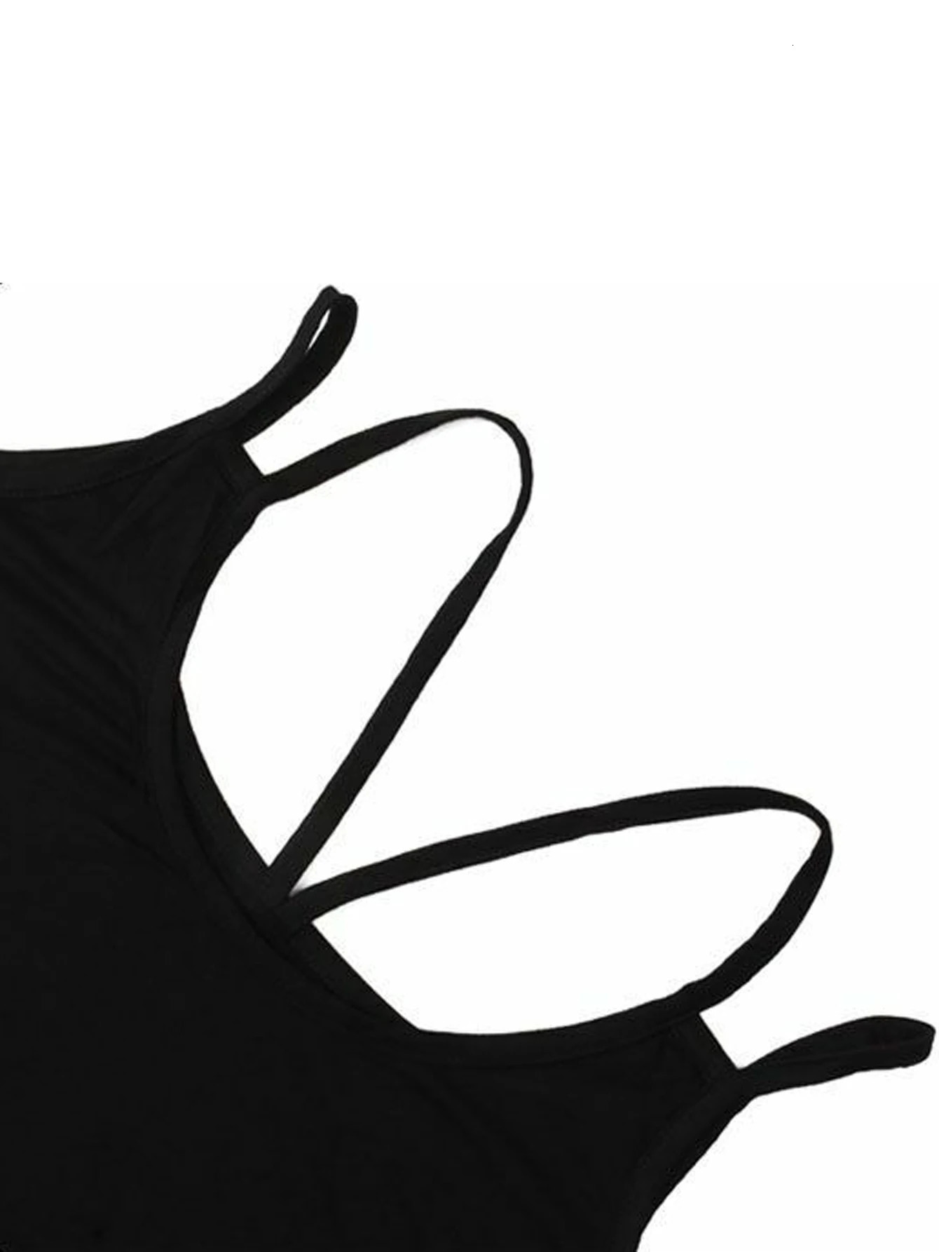 Plus Size 2024 solid color ceiling without back vest 250401