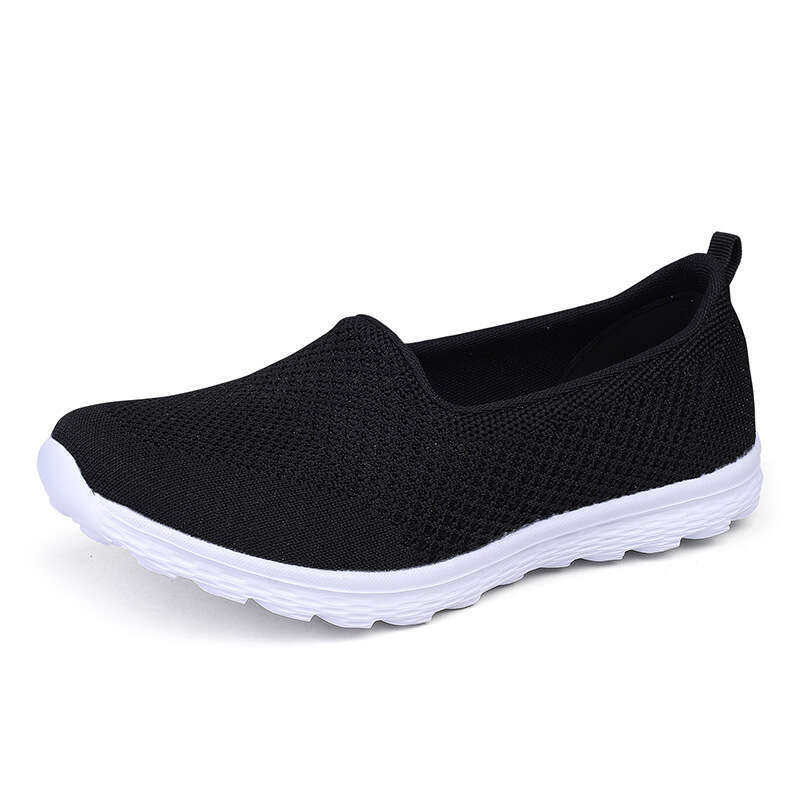 Large size new women's Spring and Autumn casual walking Round toe soft Soft soled mother's Sports Women's shoes