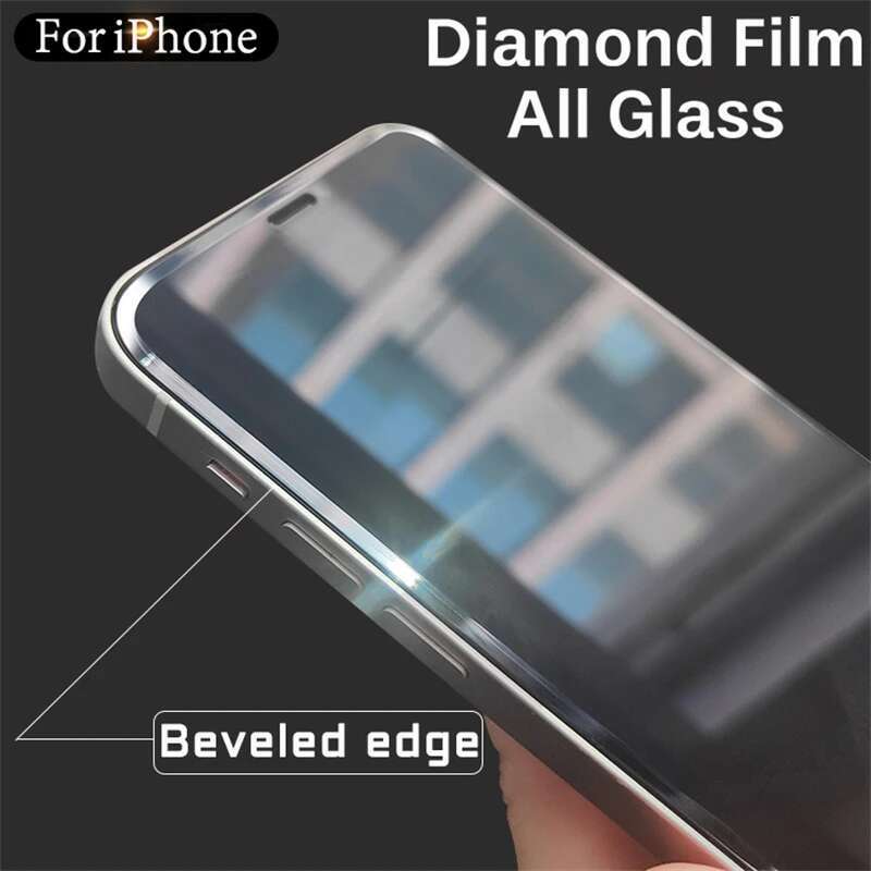 Cut Edge Tempered Glass For iPhone 15 14 13 12 11 16 Pro Max Screen Protector iphone14 Plus X R XS XR Full Cover Film