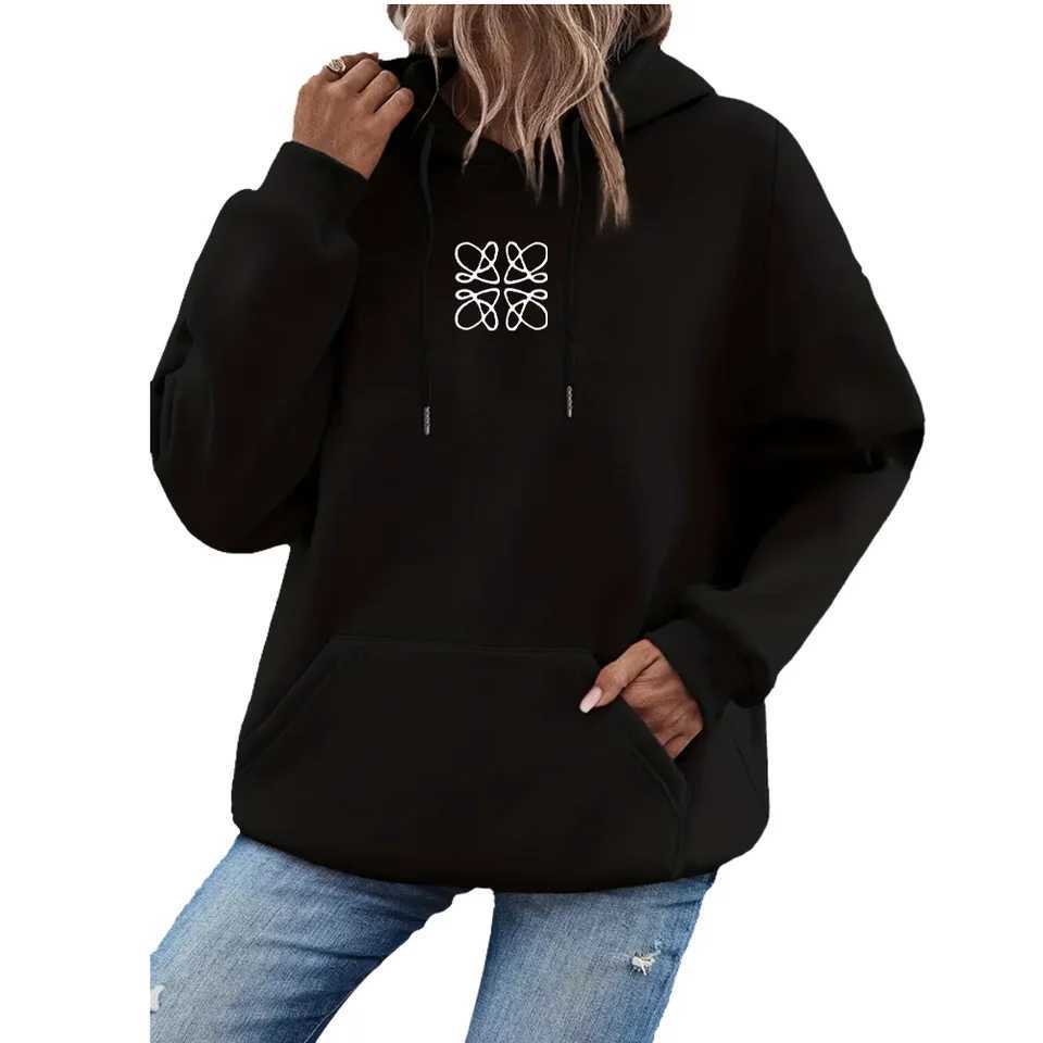 Woman Hoodie Paris Flower Graphic Printing Pullover Comfortable Crewneck Sweatshirt Autumn Winter StreetwearT251105