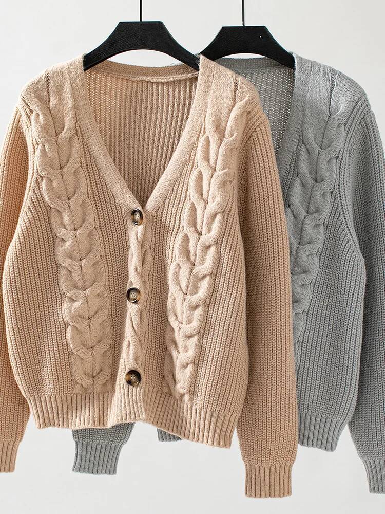 winter jacket women Miyouj Single Breasted Cardigans Autumn Knitted V-neck Long Sleeve Women's Sweaters Winter Keep Sweater Coat Casual Tops