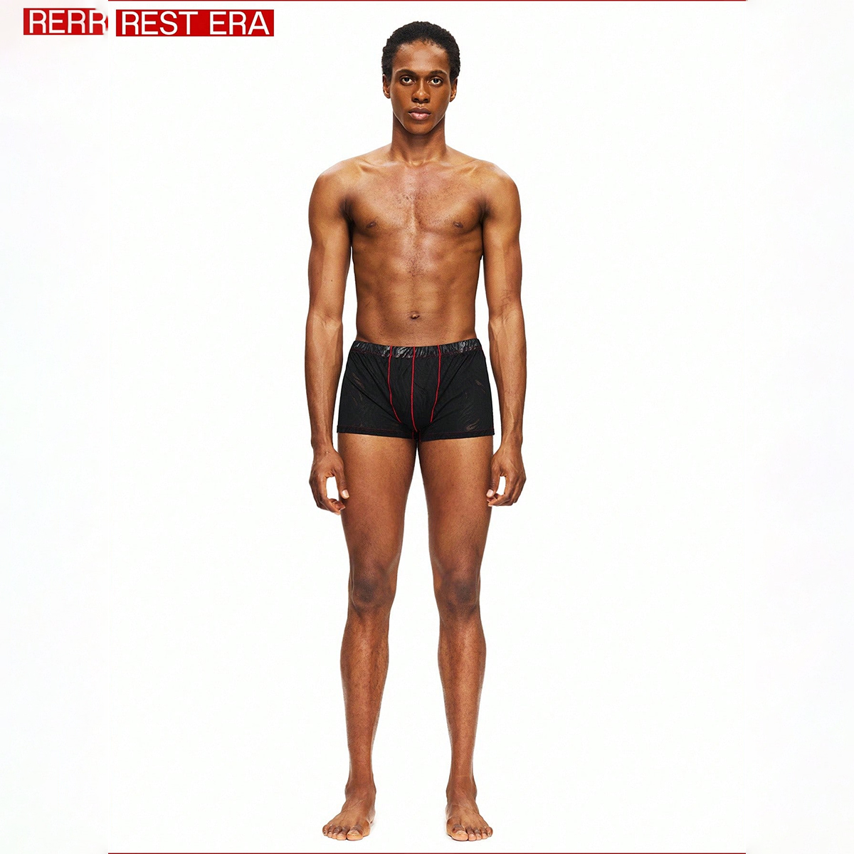 Men's Underwear-Men's Mesh Breathable Fitted Boxer Shorts - Lightweight Skin-Friendly Athletic Casual Underwear-250104