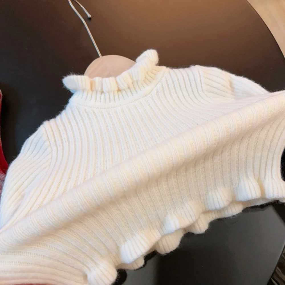 Bear Leader Red Checkered Printed Girls Clothes Warm Autumn Winter Sleeveless DressLong Sleeved Top New Years Childrens Sets Y251105