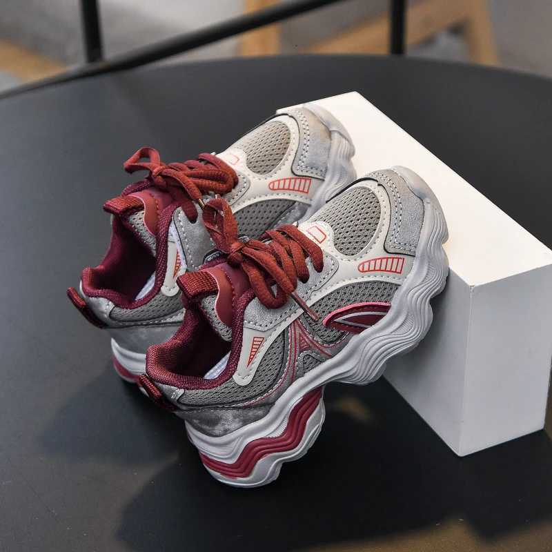 Children Mesh Breathable Sneakers TPR Casual Sport Shoes Toddler Boys Girls Running Shoes Baby Kids Chunky Sneakers Tennis 3-6YT251105