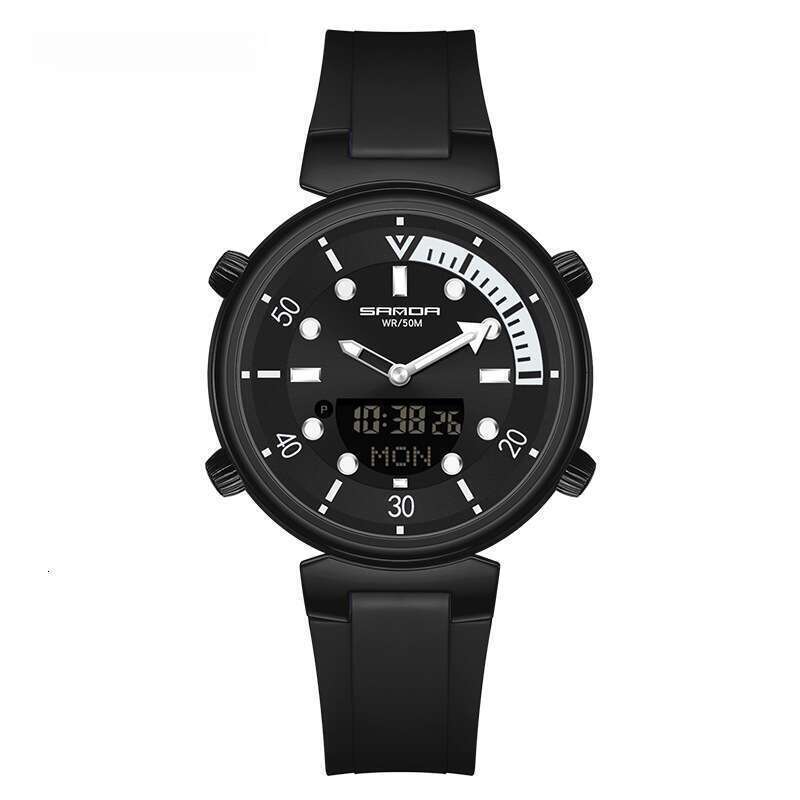 DHwatches SANDA New Alarm Clock Luminous Fashion Trend Versatile 3122 Electronic Watch Multifunctional Unisex Wristwatch