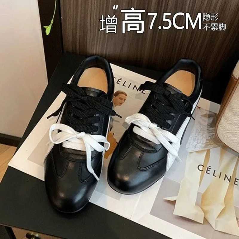 Fion Inside Heightening Wens Board Shoes 2025 New Autumn Platform Casual Sneakers Y251105