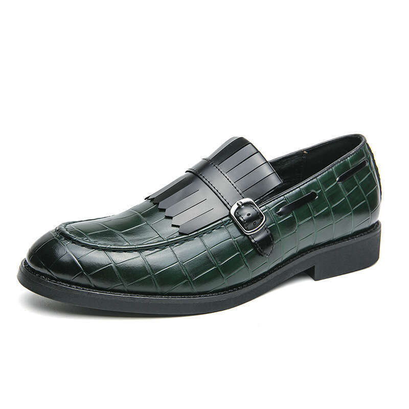 Men's Large Size New Casual 38-48 British Business Dress Trendy Footwear Leather Shoes