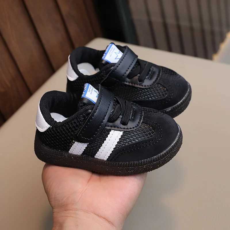 New White Casual Shoes for Baby Boy Girl Children Sneaker Breathable Mesh Fabric Kids Soft Sole Toddler Walking Shoes 1-7 YearsT251105