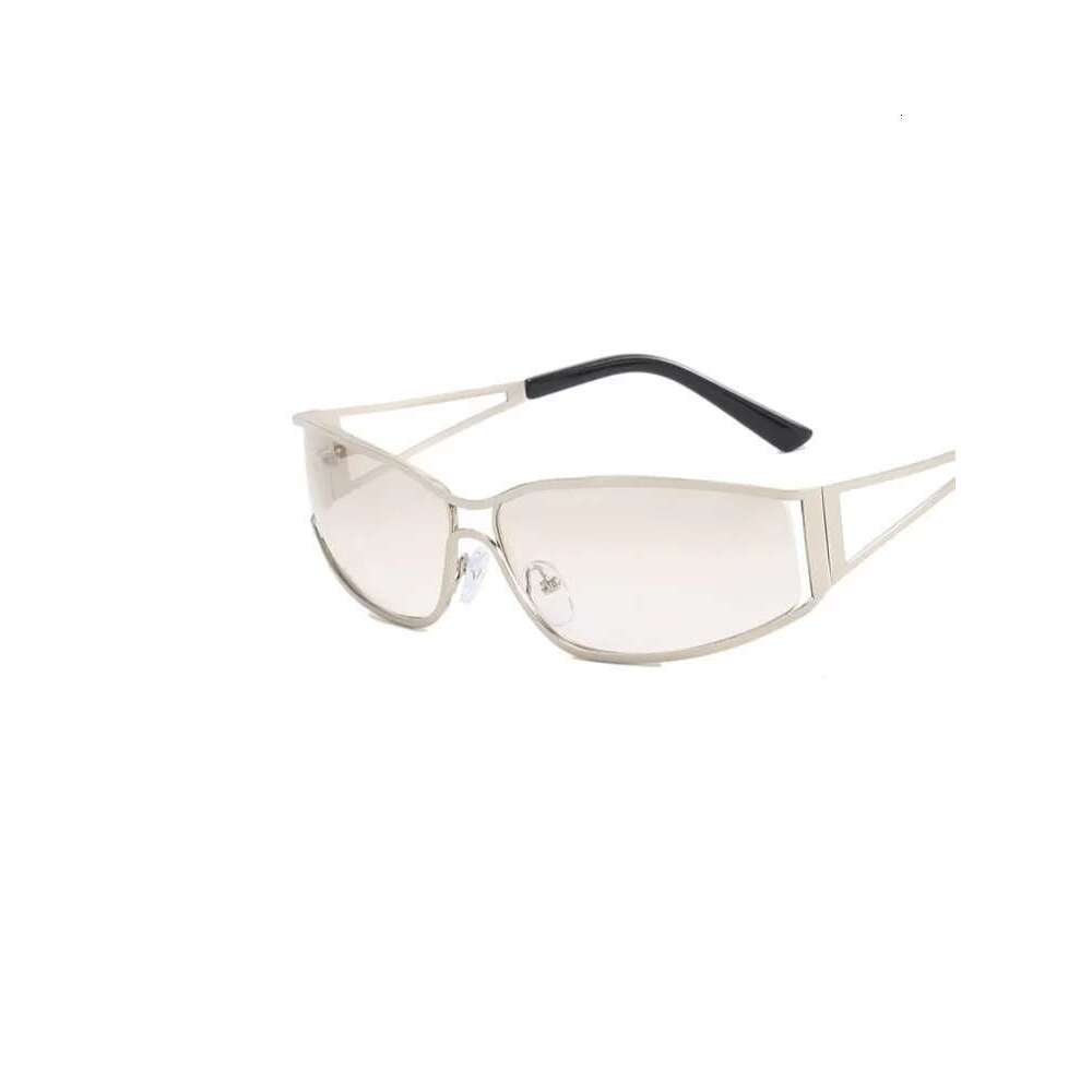 Y2k Sunglasses Women Men Oversized Brand Designer Gradient Goggle Sun Steampunk Glasses Shades Eyewear Mirror Eyeglasses