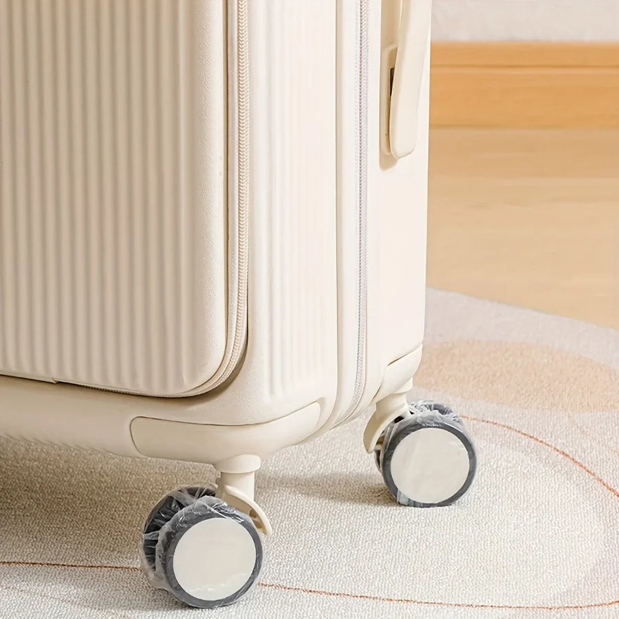 5080pcs Luggage Wheel Covers Dustproof Suitcase Protectors Wheel Disposable Travel Accessories for Trolley Cases 251031