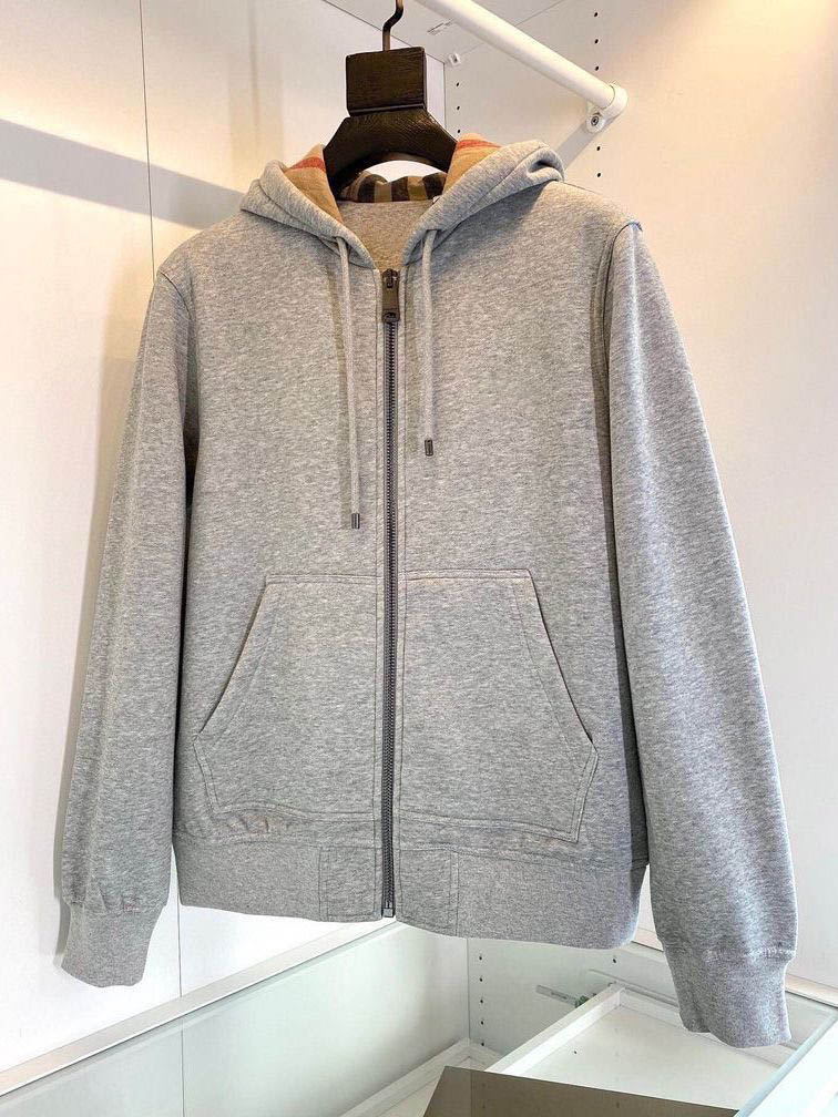 Designer Jacket Men Hoodie Jackets Cotton Embroidery Hooded Thick Jacket Letter Hoodies British Style Hoodie Spring And Autumn Zipper Jacket Casual