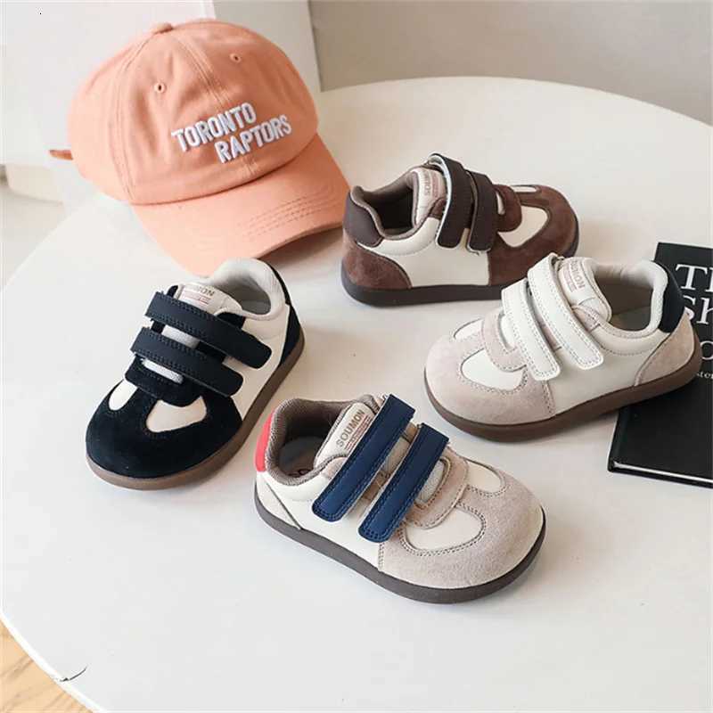 New Spring/Autumn Children Shoes Leather Breathable Kids Casual Shoes Non-slip Fashion Toddler Girls Boys Sneakers EU 22-30T251105