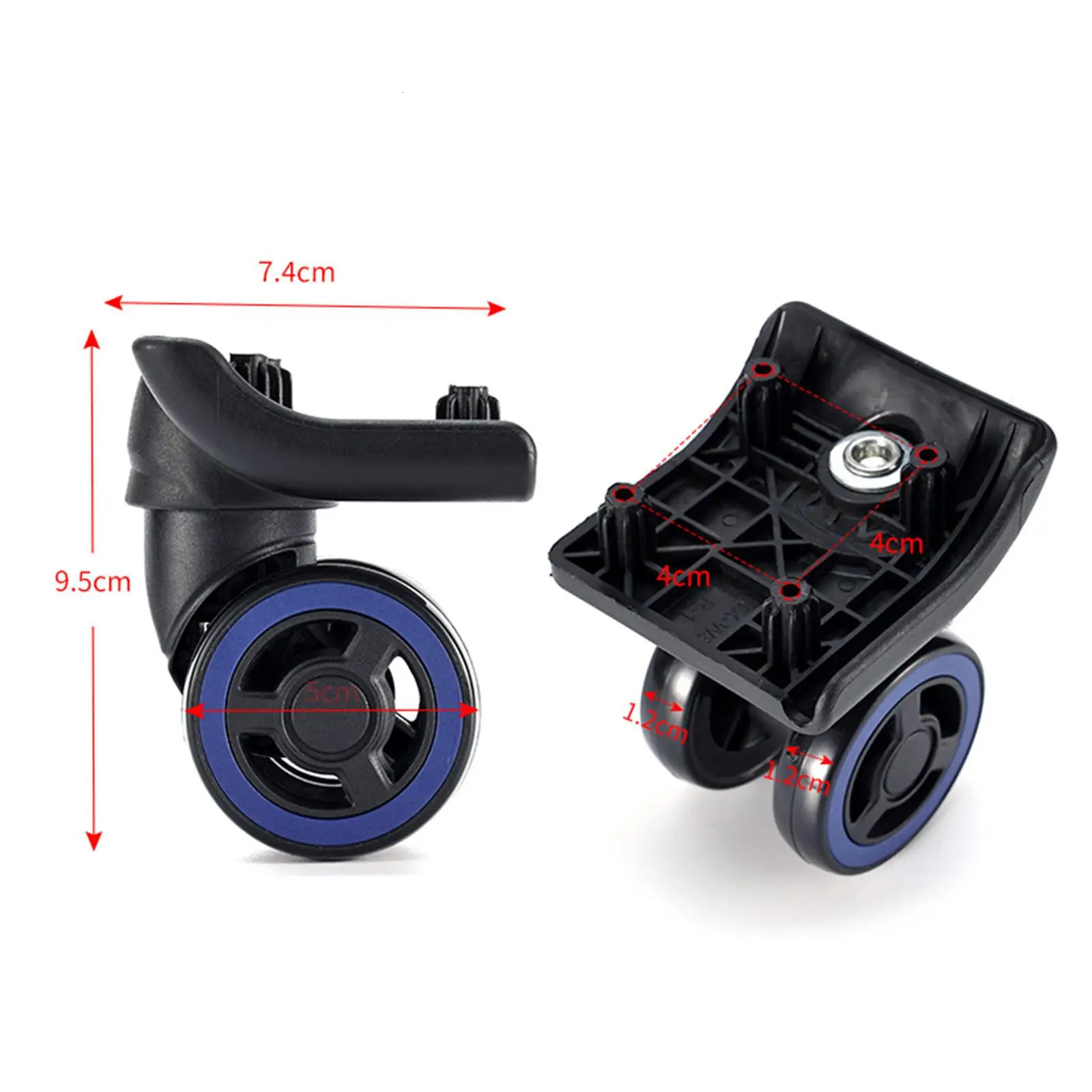 Luggage Wheel Replacement Luggage Accessories Trunk Wheels for Travel Case 251031