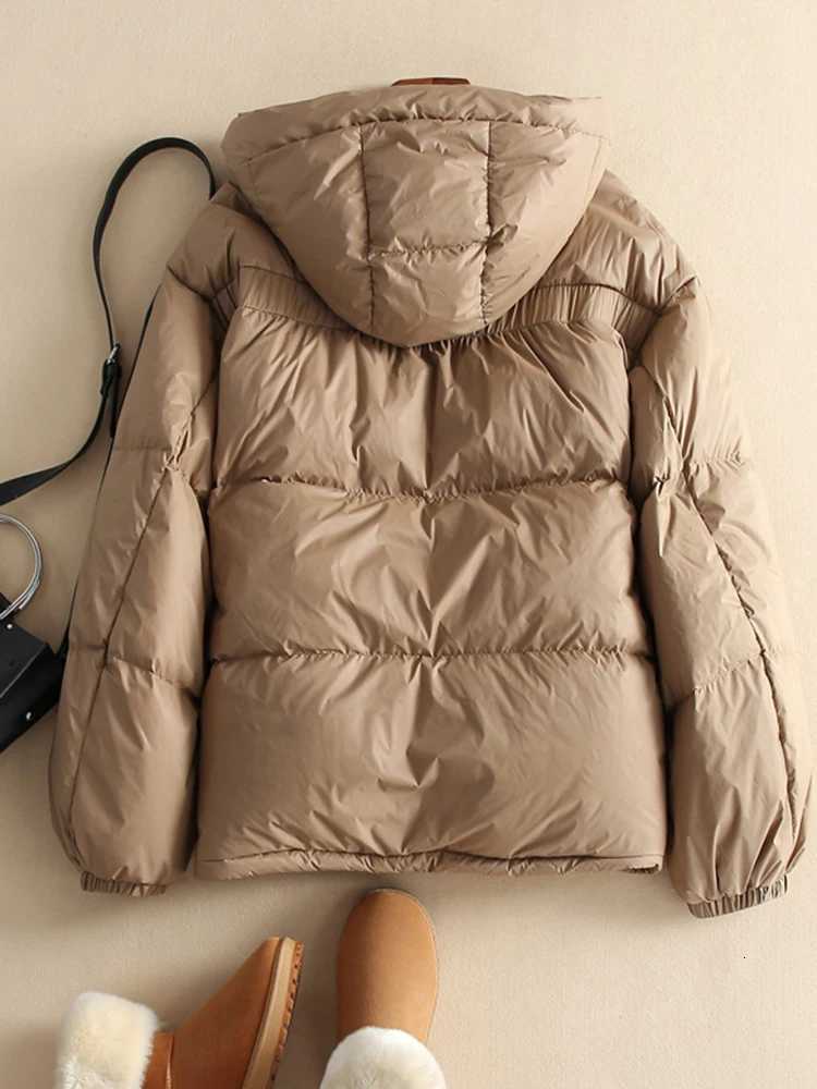 SEDUTMO Winter Duck Down Coat Women Quilted Oversize Fashion Warm Jackets Pocket Autumn Casual Black Parkas ED1940T251105