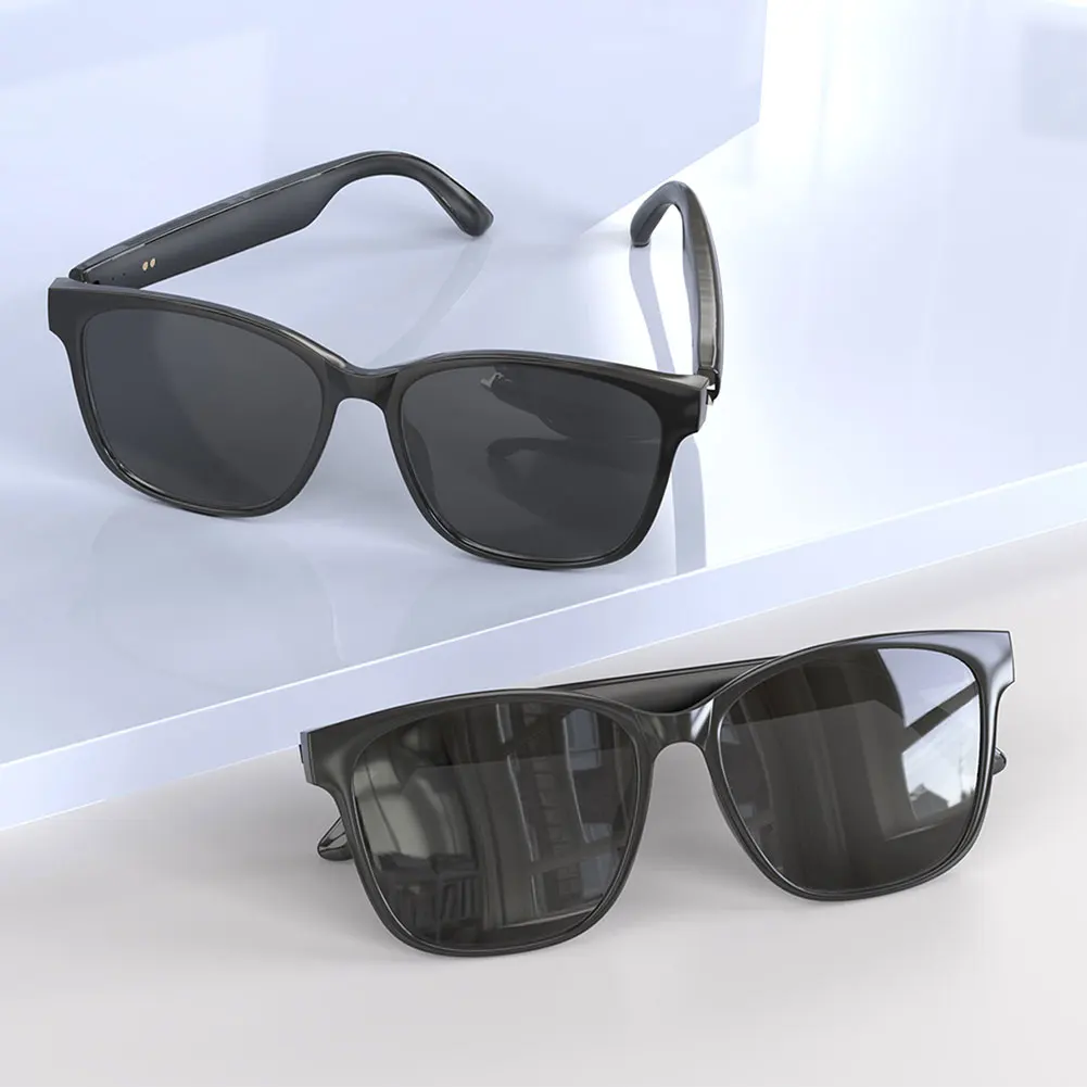 AI Glasses Earphones Automatic Translation Smart Glasses Multi-function Keys for Sport Smart Translator Device