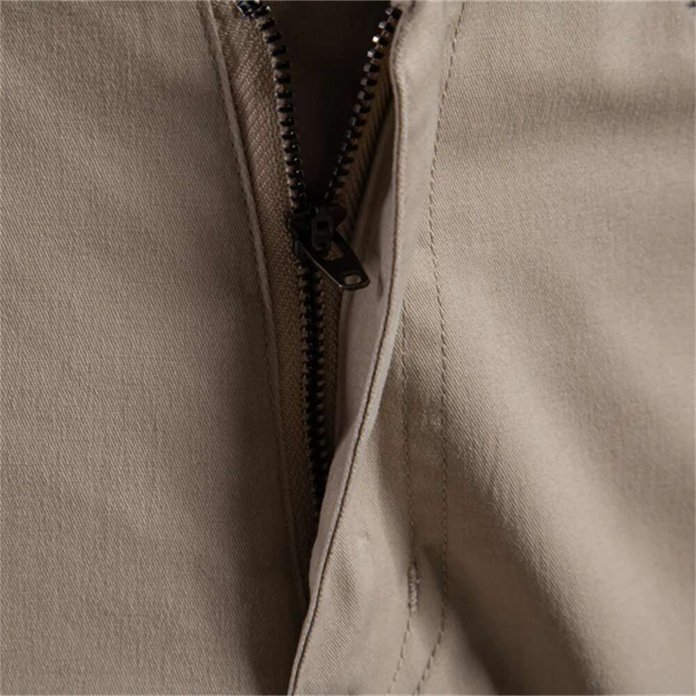 Men's Shorts AIOPESON Men's 100% Cotton Summer Casual Multi-Pocket Solid Color 11 Colors Outdoor Breathable Shorts