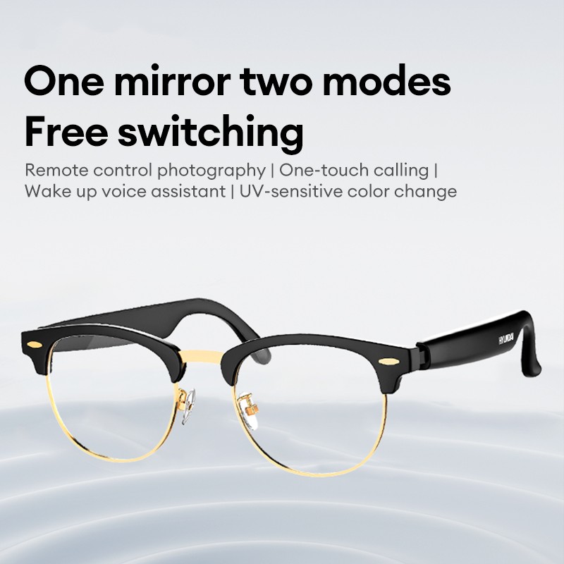 PAXA Bluetooth smart glasses with automatic adjustment wireless Bluetooth earphones anti blue light sunglasses waterproof UF-C8 Ultra