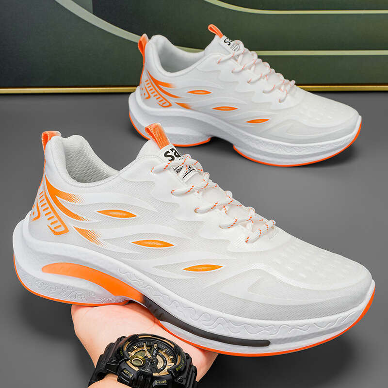 2025 Men's Running Wheat Ear Mesh Sneakers Sports Trendy Casual Versatile Student Shoes lightweight shock-absorbing shoes