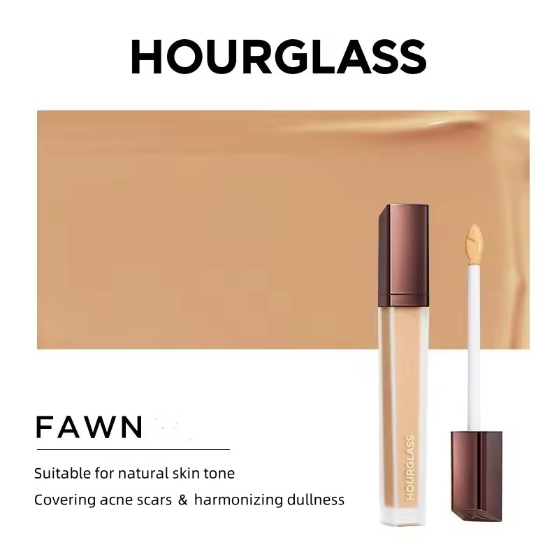 HOUR/GLASS Traceless Concealer covers acne, eye bags, dark circles, tears, brightening and moisturizing Salmon