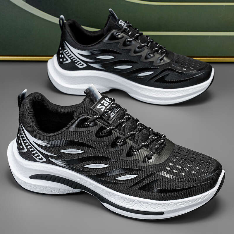 2025 Men's Running Wheat Ear Mesh Sneakers Sports Trendy Casual Versatile Student Shoes lightweight shock-absorbing shoes