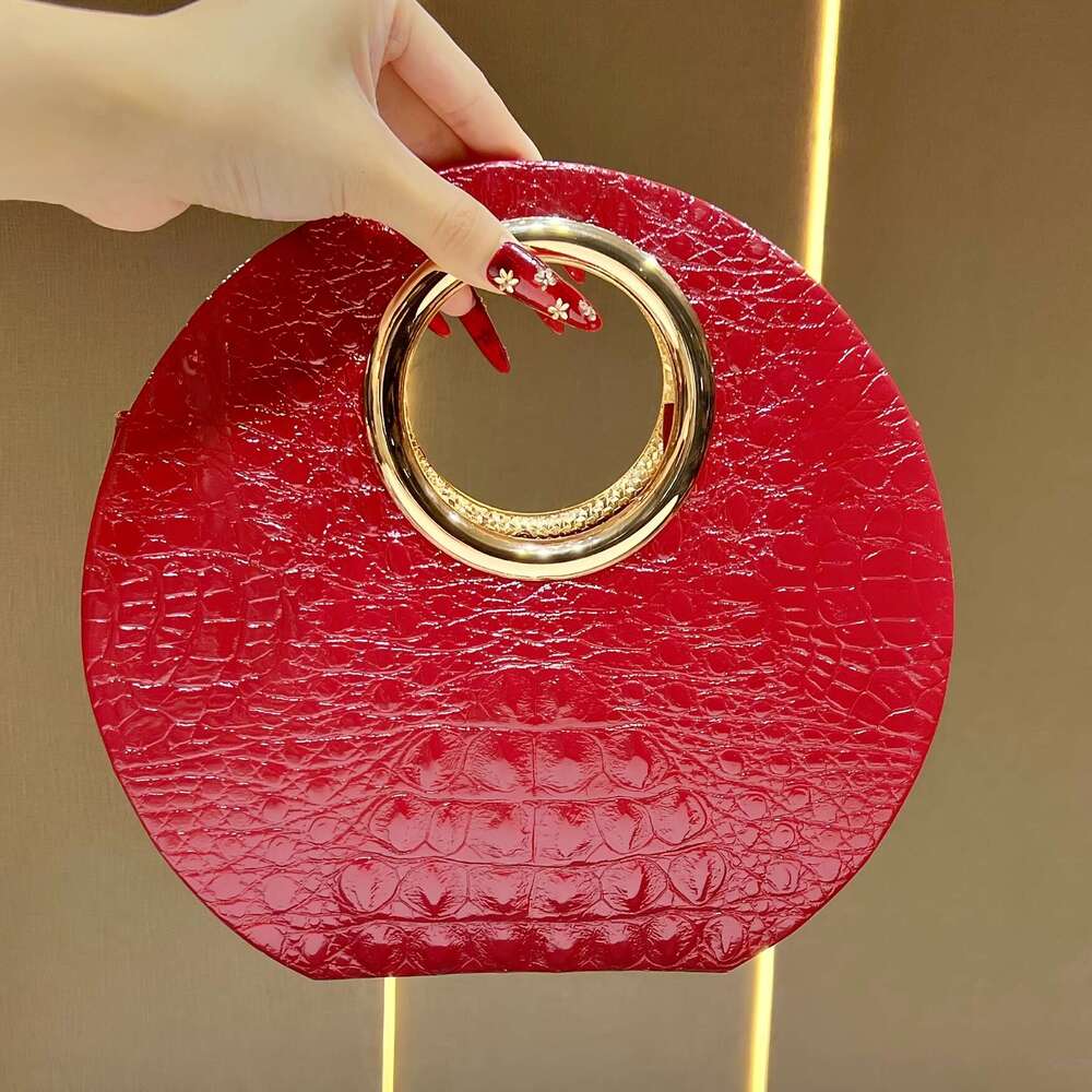 Women's evening bag Shoulder bag handbag Rhinestone Decoration Featuring Detachable Chain Shoulder Strap Zipper Closure