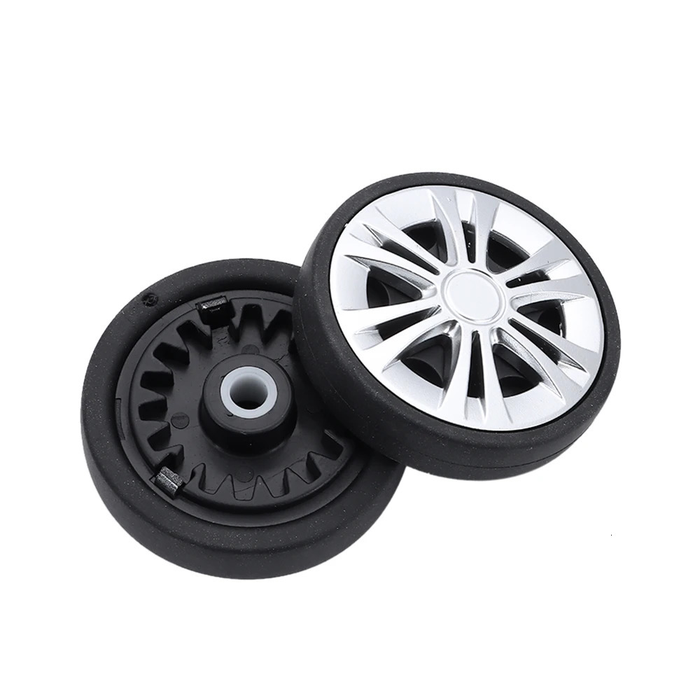 2Pcs Replacement Suitcase Wheels Wearresistant with Screw Travel Luggage Wheels Silent Caster Wheels Axles Repair Kit 251031