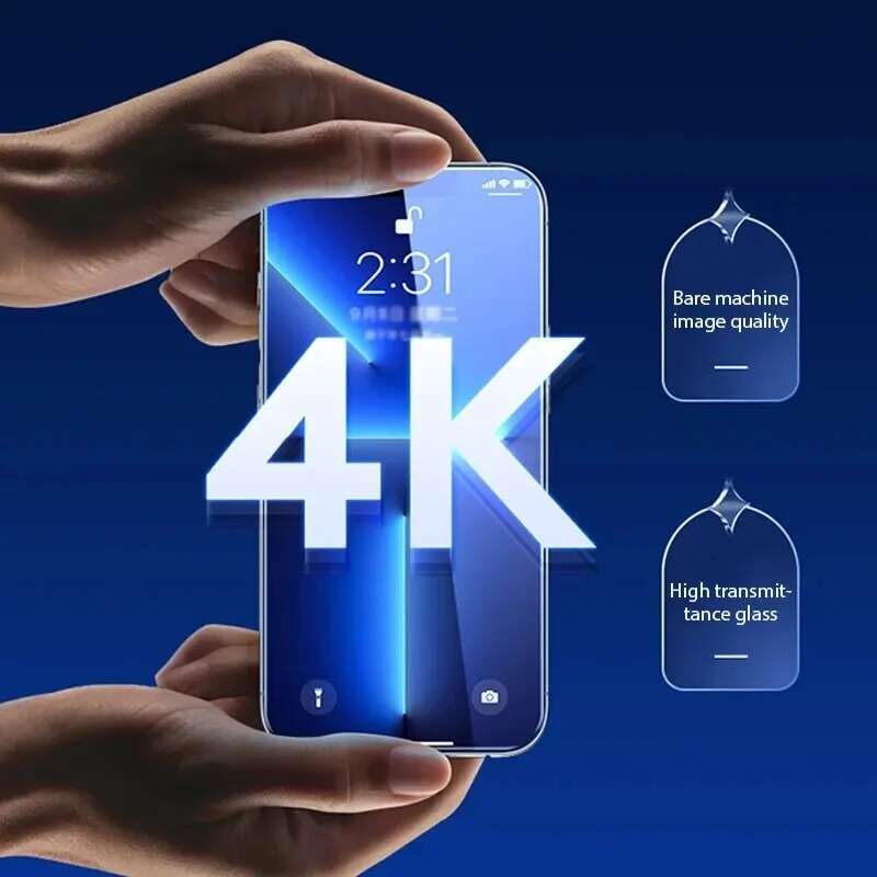 5Pcs Tempered Glass for 16 15 13 12 11 Pro Max Screen Protector For IPhone 13Mini 14 Plus