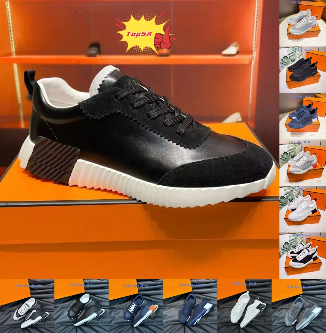 Bouncing Sneakers Designer Shoes Suede Casual Shoes Trainers Breathable Mesh Running Shoe Men Bounce Sneaker Women Sneaker Nonslip Rubber Sole Flat Trainer h a2es