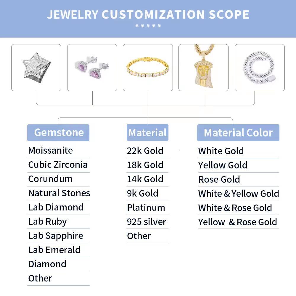 XMZ065 05 D Color Moissanite Diamond Pendant Necklaces for Women Evil Eyes S925 Sterling Silver Neck Clavicle Chain