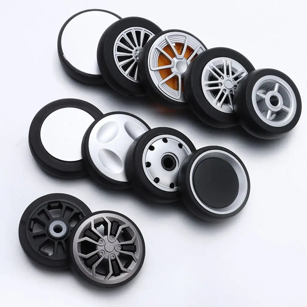 2Pcs Replace Wheels With Screw For Travel Luggage Suitcase Wheels Axles Repair Kit Silent Caster Wheel DIY Repair 251031