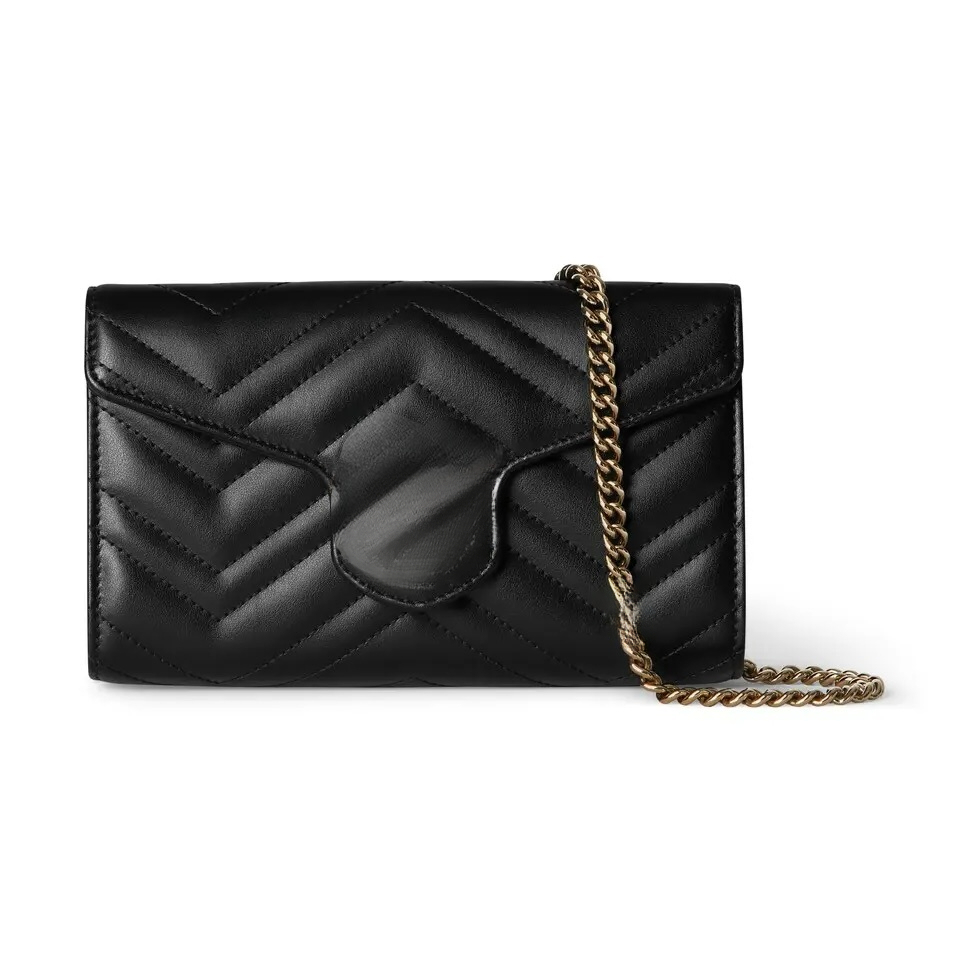 Leather envelope bag, fashionable cowhide bag, diamond-shaped chain bag, single-shoulder bag, handbag