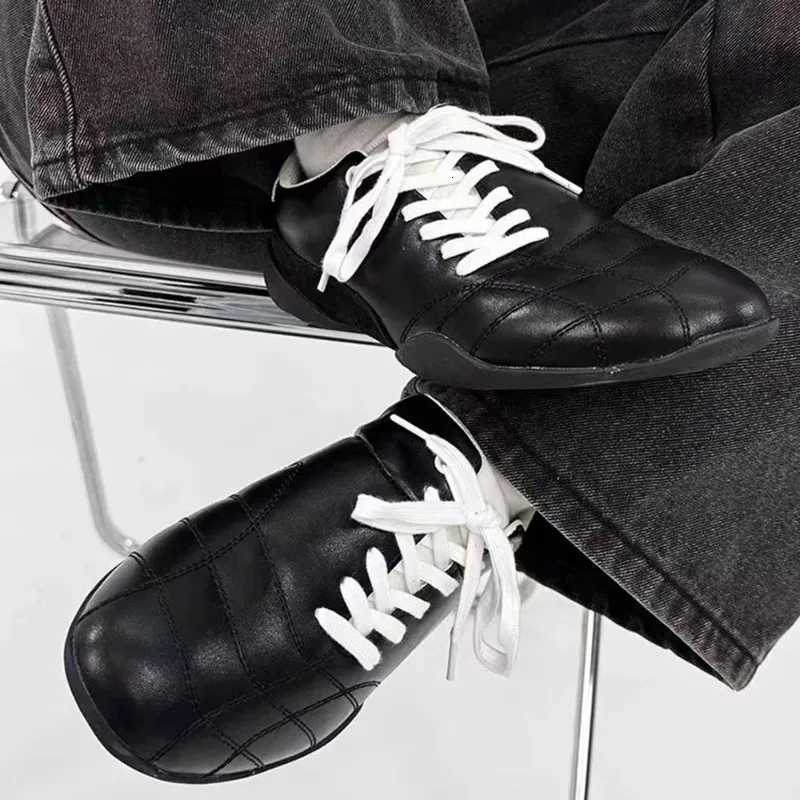 2025 Wens Black Casual football Style Sneakers Flats Chic Shoelaces Cfy Walking Shoes Wan Trainers High Quality Y251105