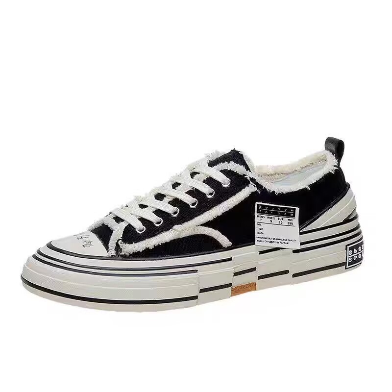 Couple canvas shoes women's retro versatile casual sneakers